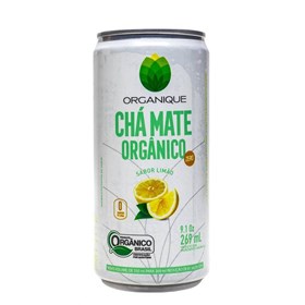 Chá Mate Orgânico Sabor Limão Zero Açúcar 269ml Organique