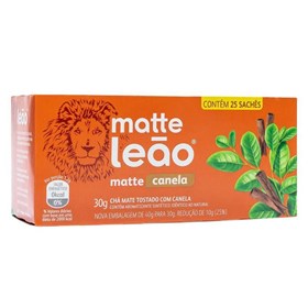 Chá Matte Com Canela C/ 25 Sachês Leão