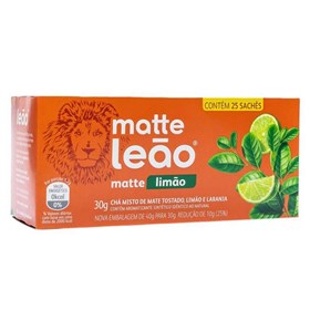 Chá Matte Com Limão C/ 25 Sachês Leão