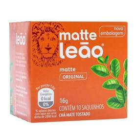 Chá Matte Original C/ 10 Sachês Leão