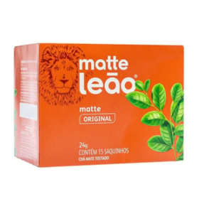 Chá Matte Original C/ 15 Sachês Leão