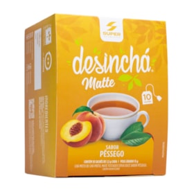 Chá Matte Sabor Pêssego C/ 10 Sachês Desinchá