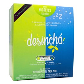 Chá Misto Dia+Noite C/ 60 Sachês Desinchá