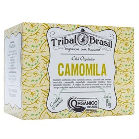 Chá Orgânico De Camomila C/ 15 Sachês De 1g Tribal Brasil