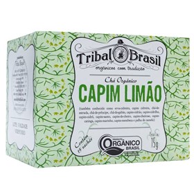Chá Orgânico De Campim Limão C/ 15 Sachês De 1g Tribal Brasil