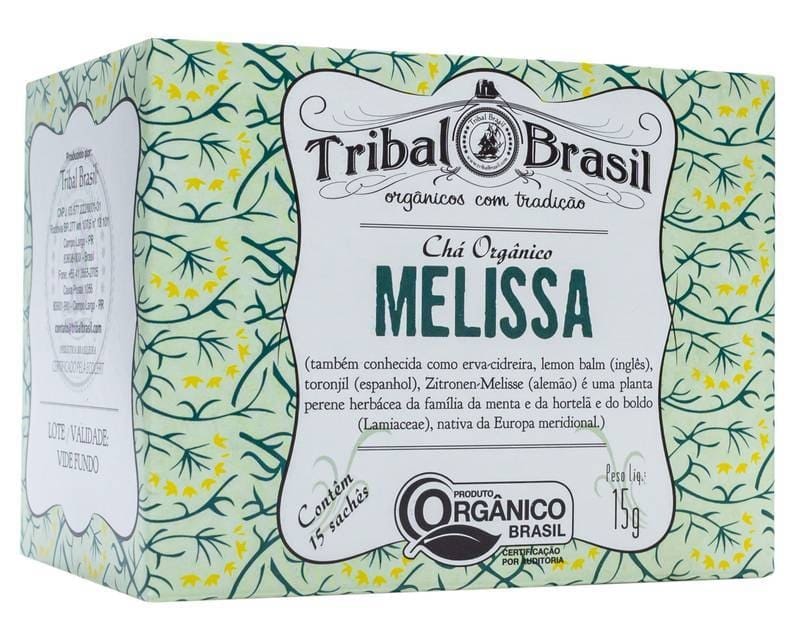 Ch Org nico De Melissa C 15 Sach s De 1g Tribal Brasil