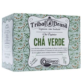 Chá Verde Orgânico C/ 15 Sachês De 1g Tribal Brasil