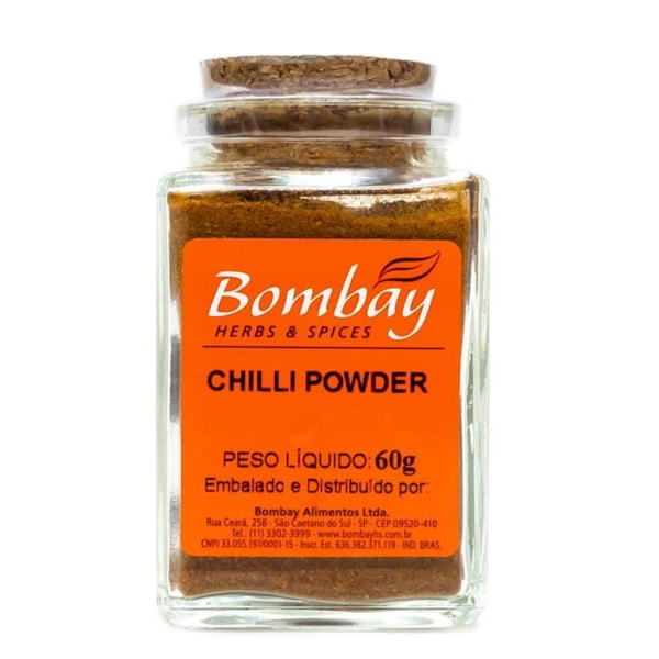 Chilli Powder Vidro 60g Bombay