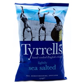 Chips de Batata c/ Sal Marinho "Sea Salt" 150g - TYRRELLS