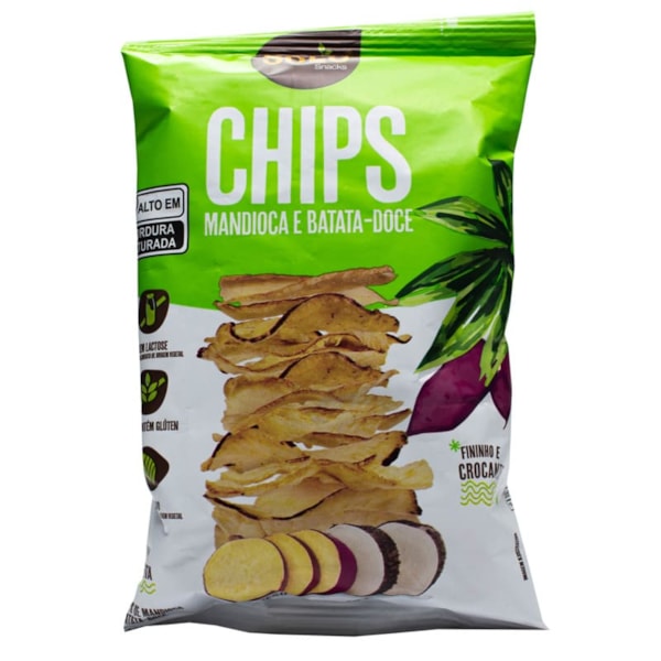 Chips De Batata Doce E Mandioca 42g Solo Snacks