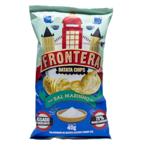 Chips De Batata Sabor Sal Marinho 40g - Frontera