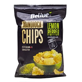 Chips De Mandioca Sabor Lemonn Pepper 50g Belive