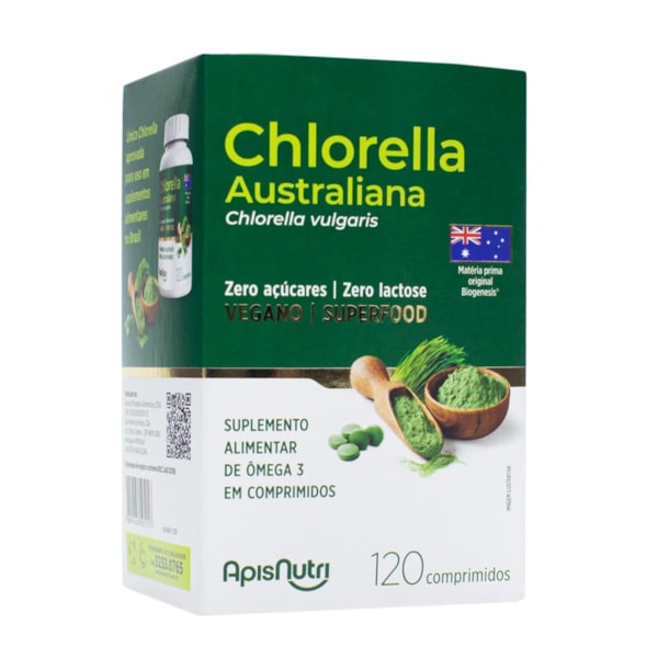 Chlorella Australiana 120 Comprimidos Apisnutri