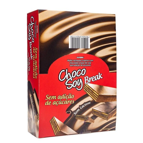 Choco Soy Break Tradicional 38g - Display com 12 Unidades - Olvebra Loja  Virtual