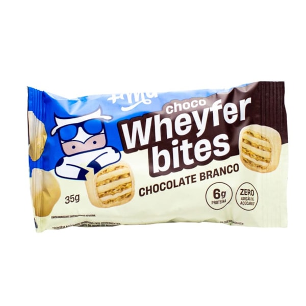 Choco Wheyfer Bites Chocolate Branco +Mu 35g