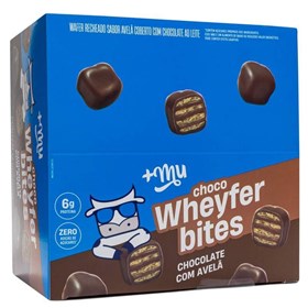 Choco Wheyfer Bites Sabor Chocolate com Avelã Display 12x35g +Mu