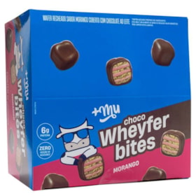 Choco Wheyfer Bites Sabor Morango Display 12x35g +Mu