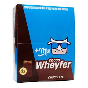 Choco Wheyfer Sabor Chocolate c/ Cobertura Chocolate Display 12x25g +Mu