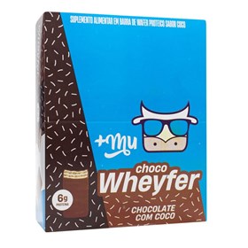 Choco Wheyfer Sabor Chocolate Com Coco Display 12X25g +Mu