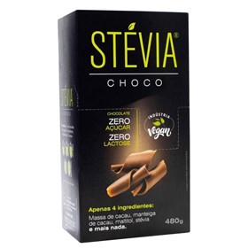 Chocolate 66% Cacau Display 6x80g Stévia Choco