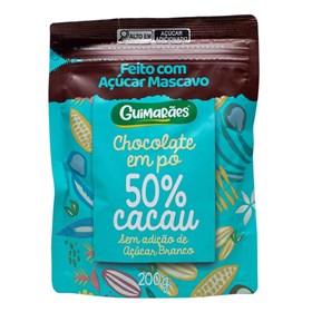 Chocolate Em Pó 50% 200g Guimarães
