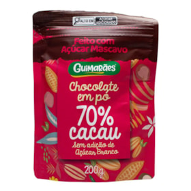 Chocolate Em Pó 70% 200g Guimarães