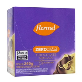 Chocolate Mesclado Zero Açúcar Display 12X20g Flormel