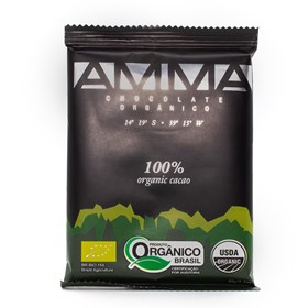 Chocolate Orgânico 100% cacau 30g - AMMA