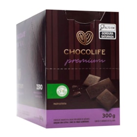 Chocolate Premium 81% Cacau Display 12X25g Chocolife