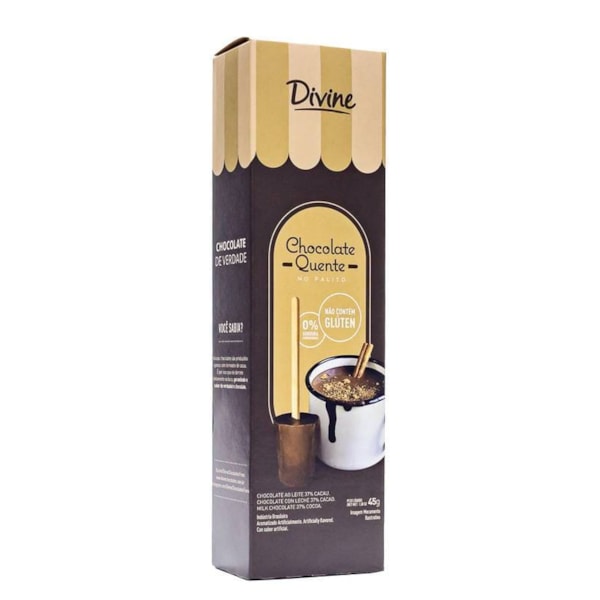 Chocolate Quente No Palito 45G Divine