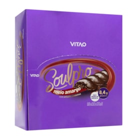 Chocolate Soulpro Meio Amargo Zero Açúcar Display 12X40g Vitao