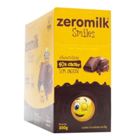 Chocolate Zero Lactose Puro Smile Display 15X20g Zeromilk