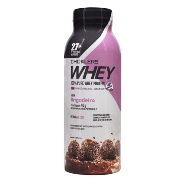 Chokler´S Whey Brigadeiro Garrafa 40g Mix Nutri