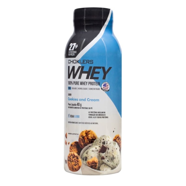 Chokler´S Whey Cookies & Cream Garrafa 40g Mix Nutri