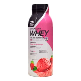 Choklers Whey Frape De Morango Garrafa 40g Mix Nutri