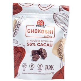 Chokoshi Bites Vegano 56% Cacau 50g Okoshi