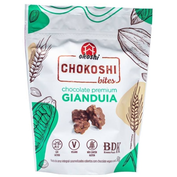 Chokoshi Bites Vegano Gianduia 50g Okoshi