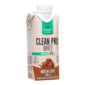 Clean Pro Whey Sabor Doce De Leite 250Ml Nutrify