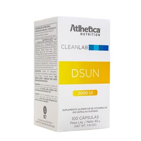 Cleanlab Dsun (2000 Ui Por Softgels Cápsulas) 100caps Atlhetica Nutrition