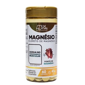 Cloreto De Magnésio 60caps De 75mg Mix Nutri