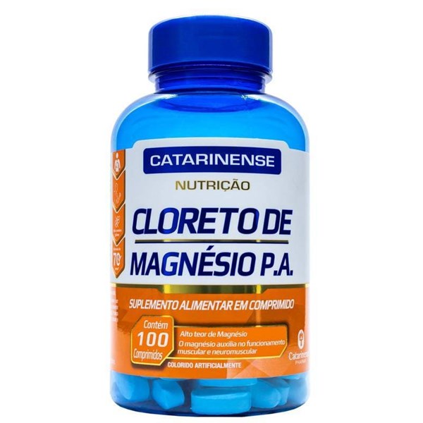 Cloreto De Magnésio P.A 100 Comprimidos Catarinense Pharma