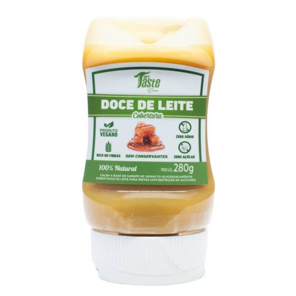 Cobertura Sabor Doce De Leite 100% Natural Green 280g Mrs Taste