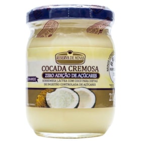 Cocada Cremosa Diet 210g Reserva De Minas