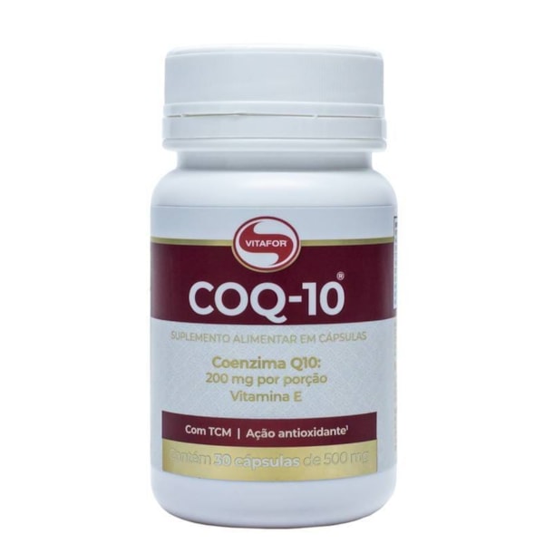 Coenzima Q10 30 cápsulas 500mg Vitafor