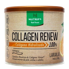 Colágeno Hidrolisado Renew sabor Laranja 300g Nutrify