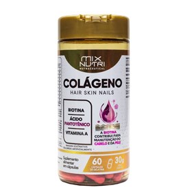 Colágeno + Hsn 60caps 500mg Mix Nutri
