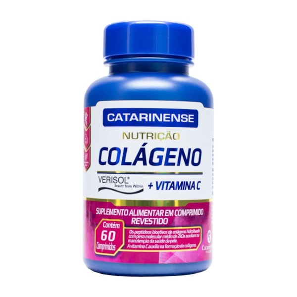 Colágeno Verisol + Vitamina C 60 Cápsulas Catarinense Pharma