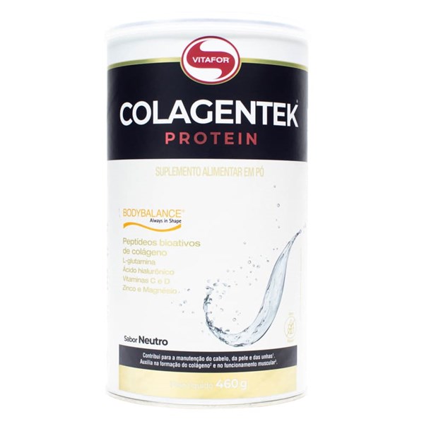 Colagentek Protein Sabor Neutro Lata 460g Vitafor