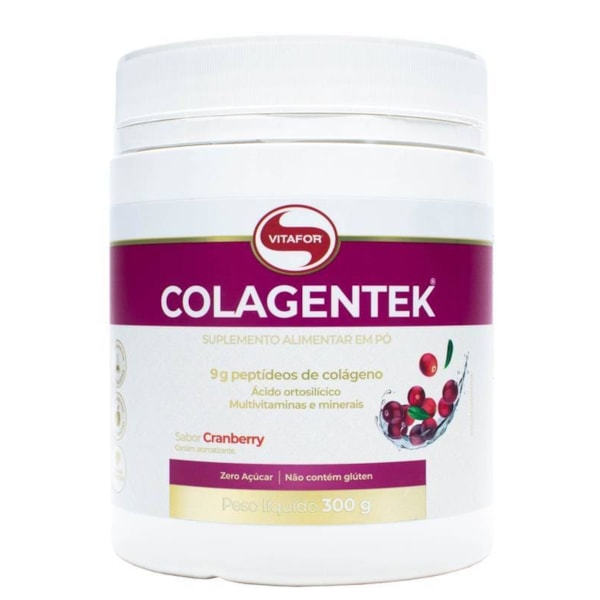 Colagentek Sabor Cranberry 300g Vitafor