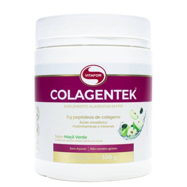 Colagentek Sabor Maçã Verde 300g Vitafor